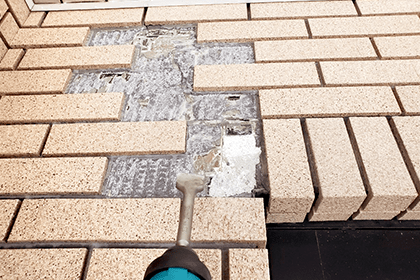 タイルの張替え